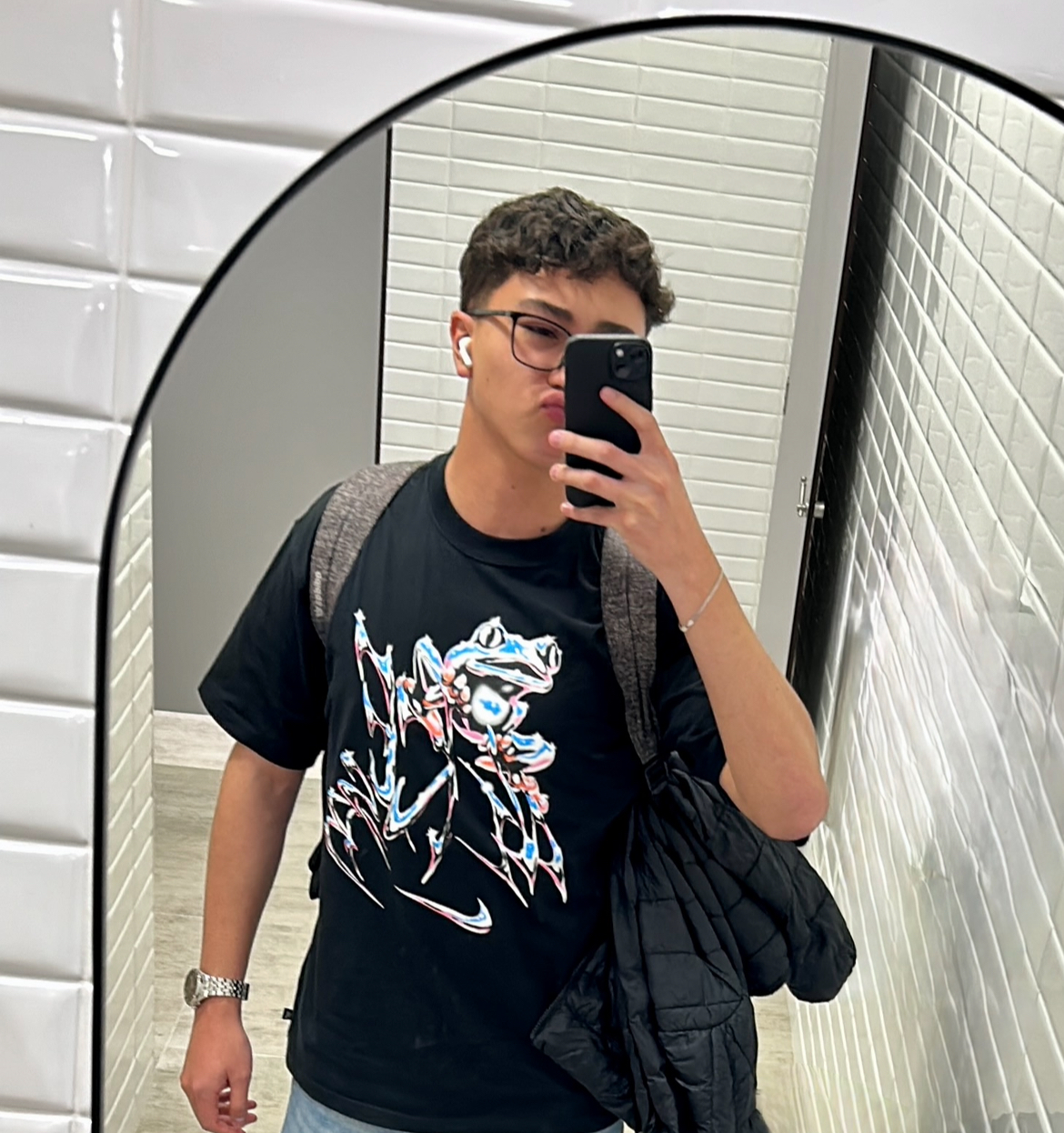 Climbing colorful pebble walls